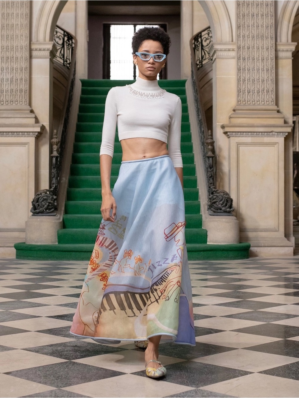 Zimmermann Matchmaker Poster Flare Maxi Skirt  BNWT MSRP $1350